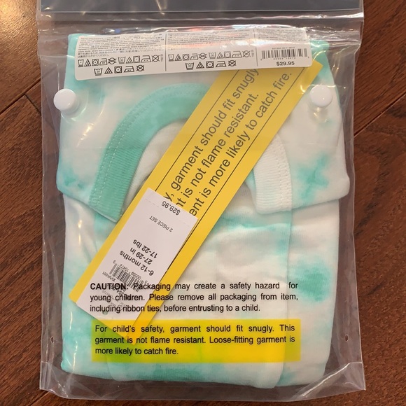 NEW Gap Butterfly Tie Dye Pajamas - Picture 3 of 5